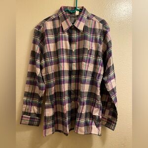B37 - Women Plaid Shirt size XL NWT